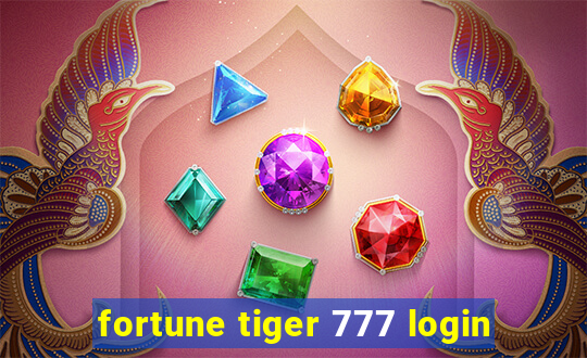 fortune tiger 777 login